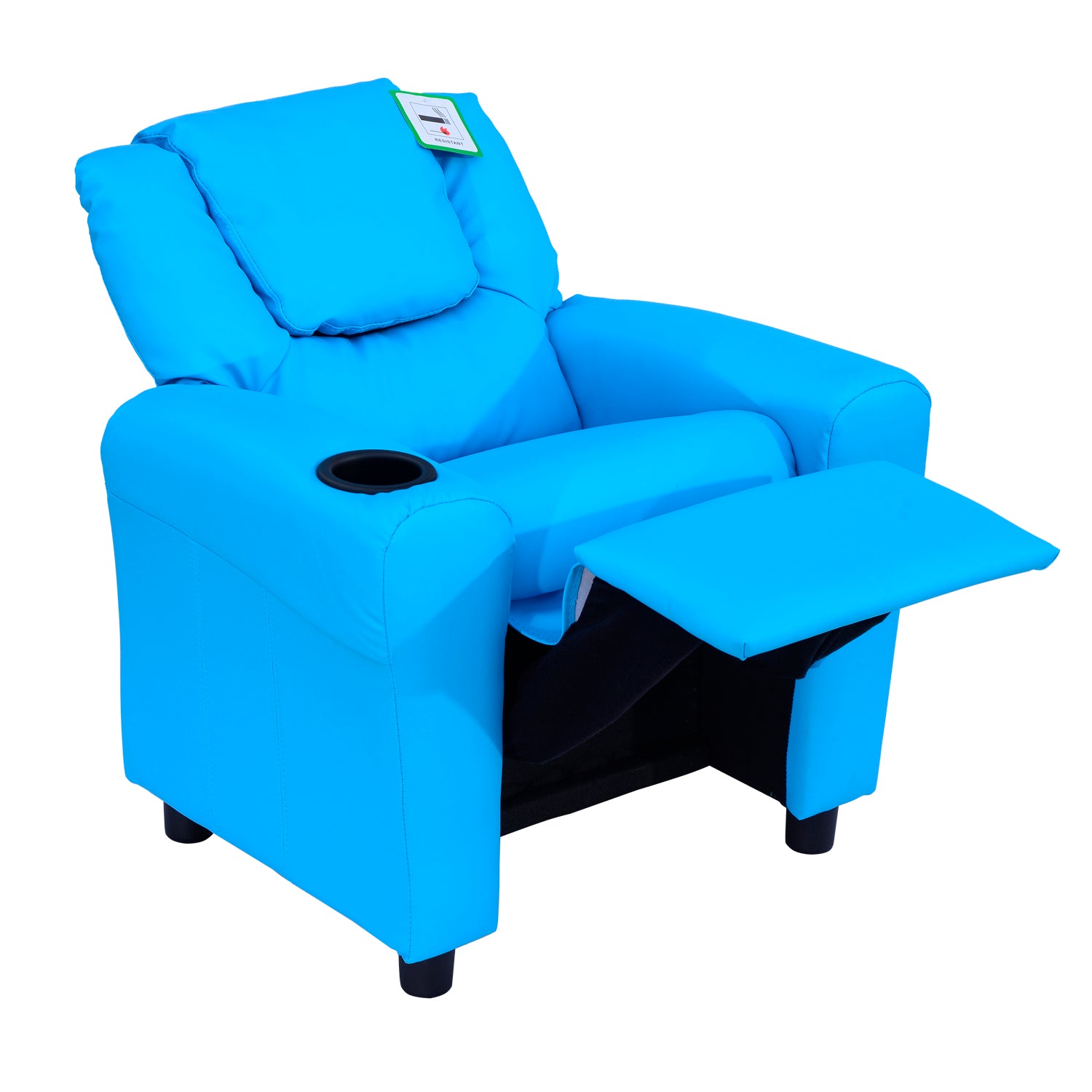 HOMCOM Kids Recliner Armchair Games Chair Children Seat Girls Boys Sofa  | TJ Hughes Blue