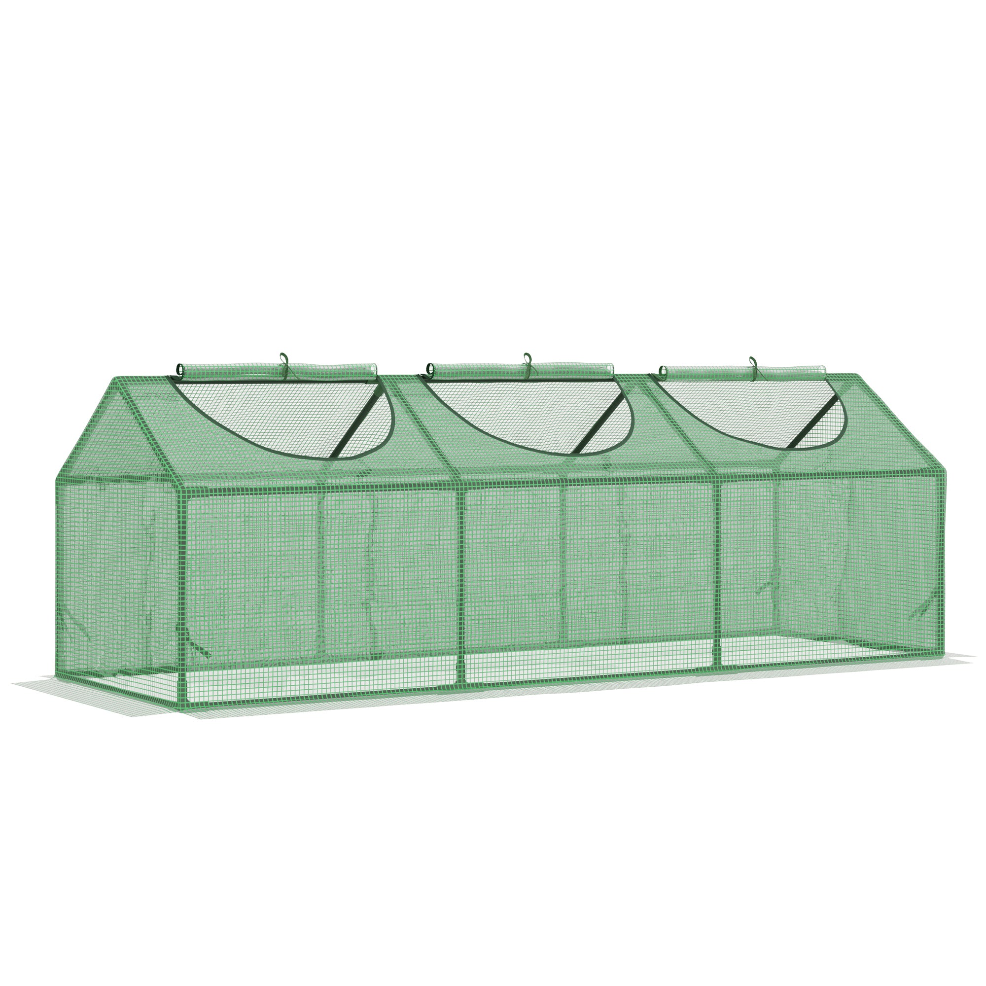 Outsunny Mini Greenhouse Small Plant Grow House w/ 3 Windows for Outdoor  | TJ Hughes Blue