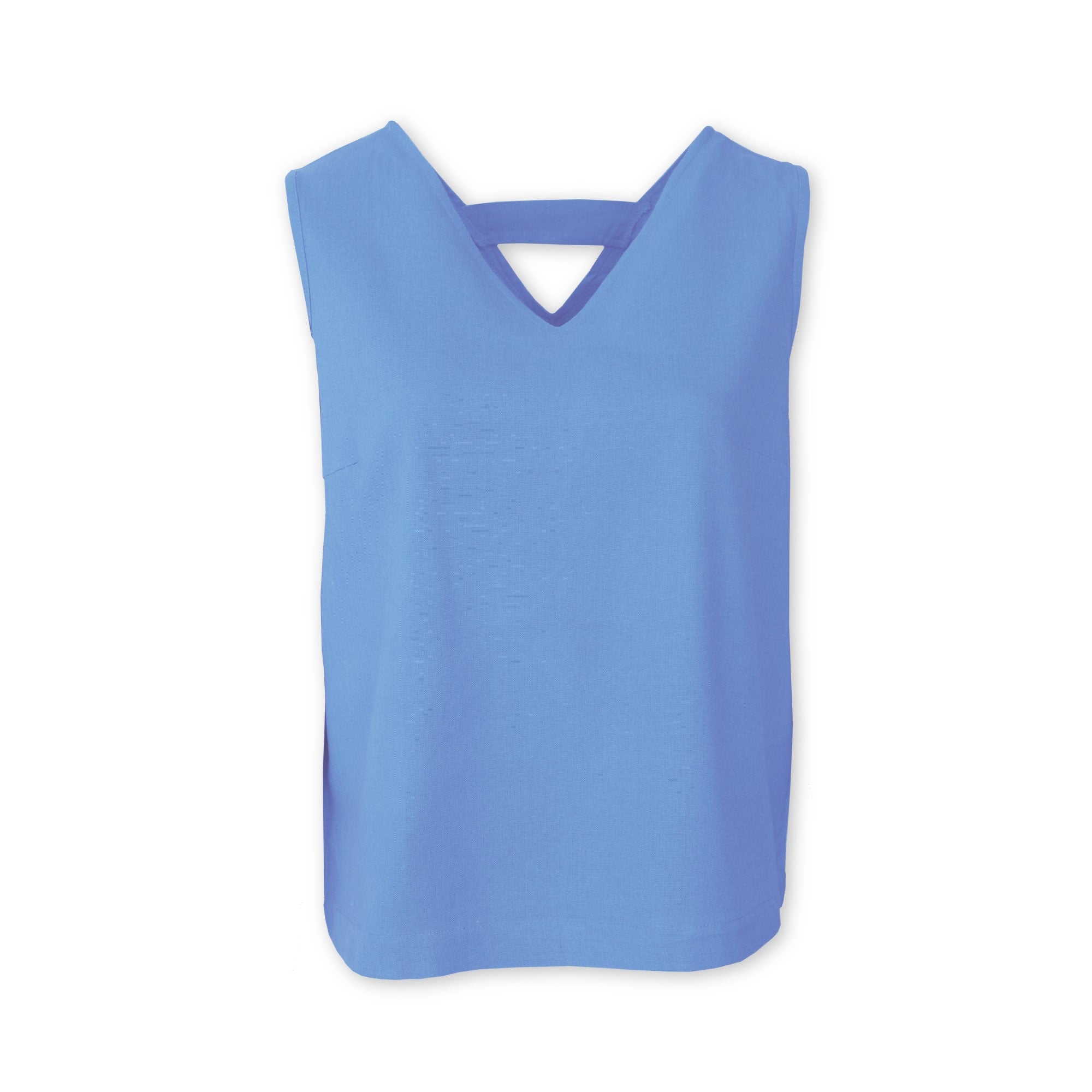 Women’s Charlotte West Linen Sleeveless Top - Powder Blue / 14  | TJ Hughes White