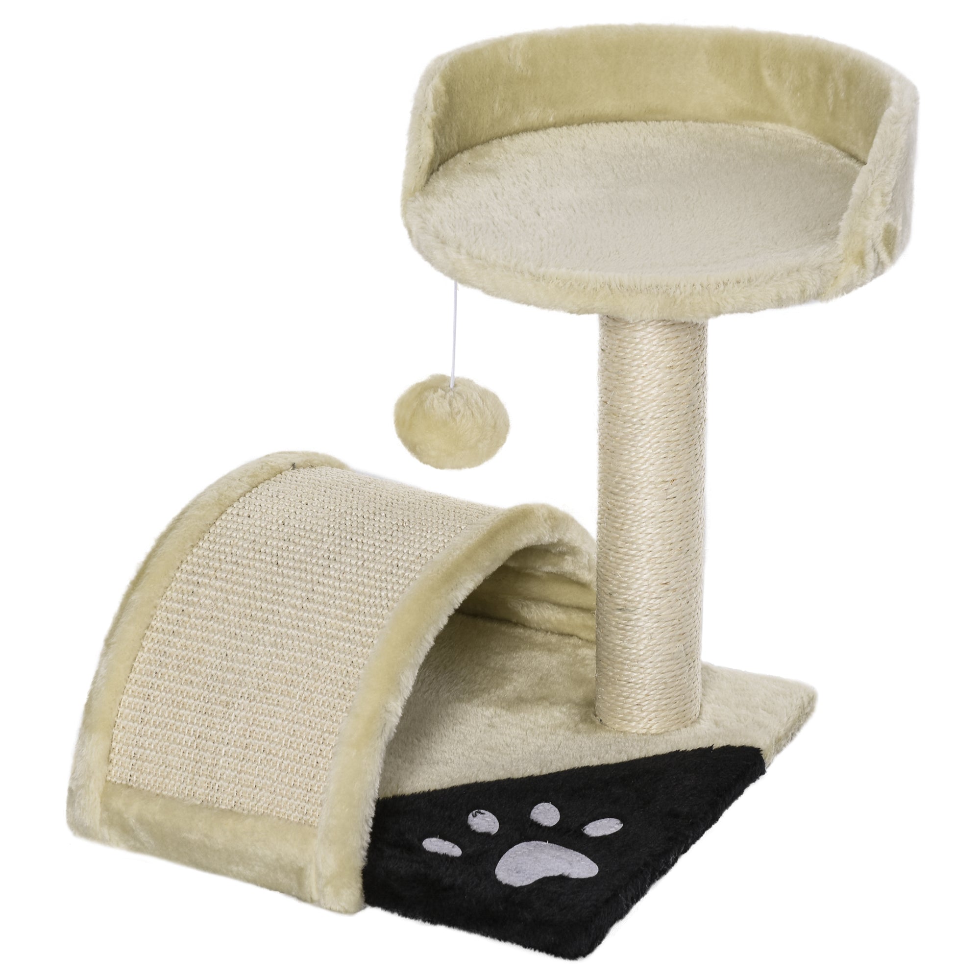 PawHut Cat Tree Kitten Scratching Scratcher Cosy Sisal Home Play Rest Activity  | TJ Hughes