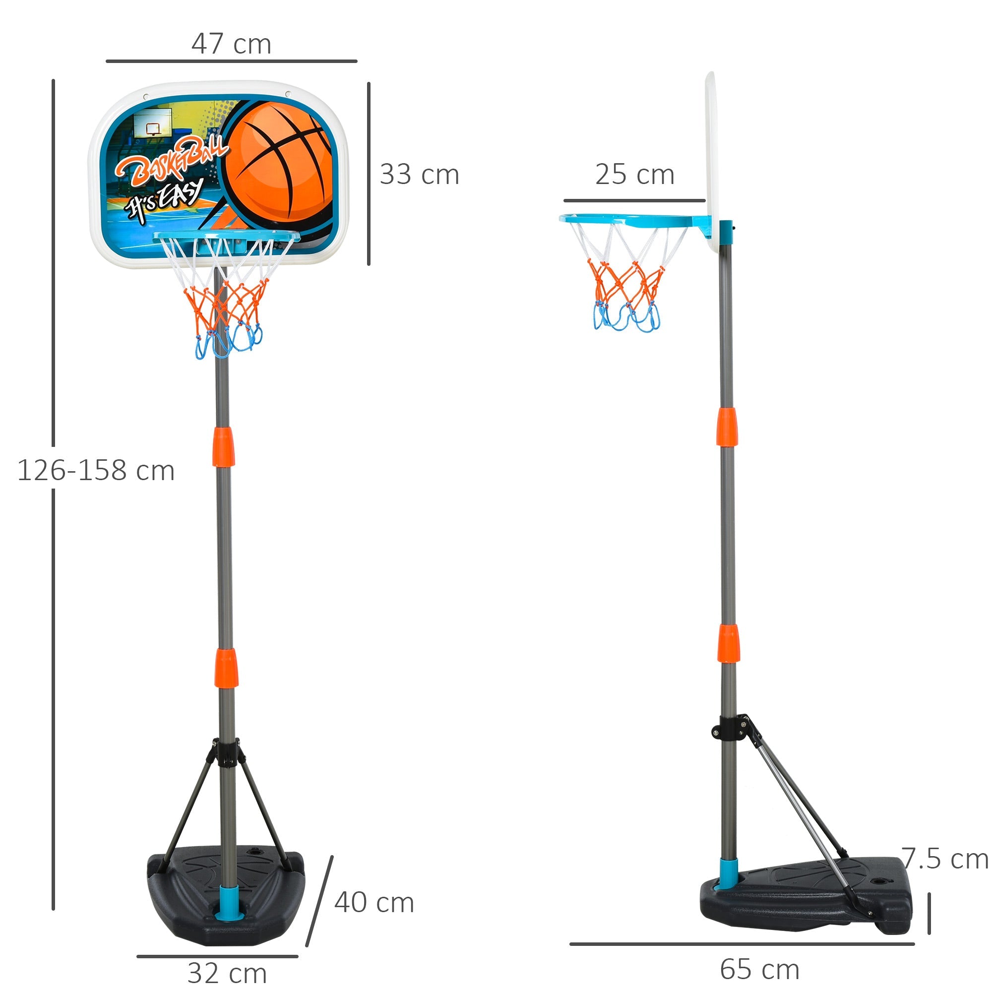 Kids Basketball Stand - HOMCOM  | TJ Hughes