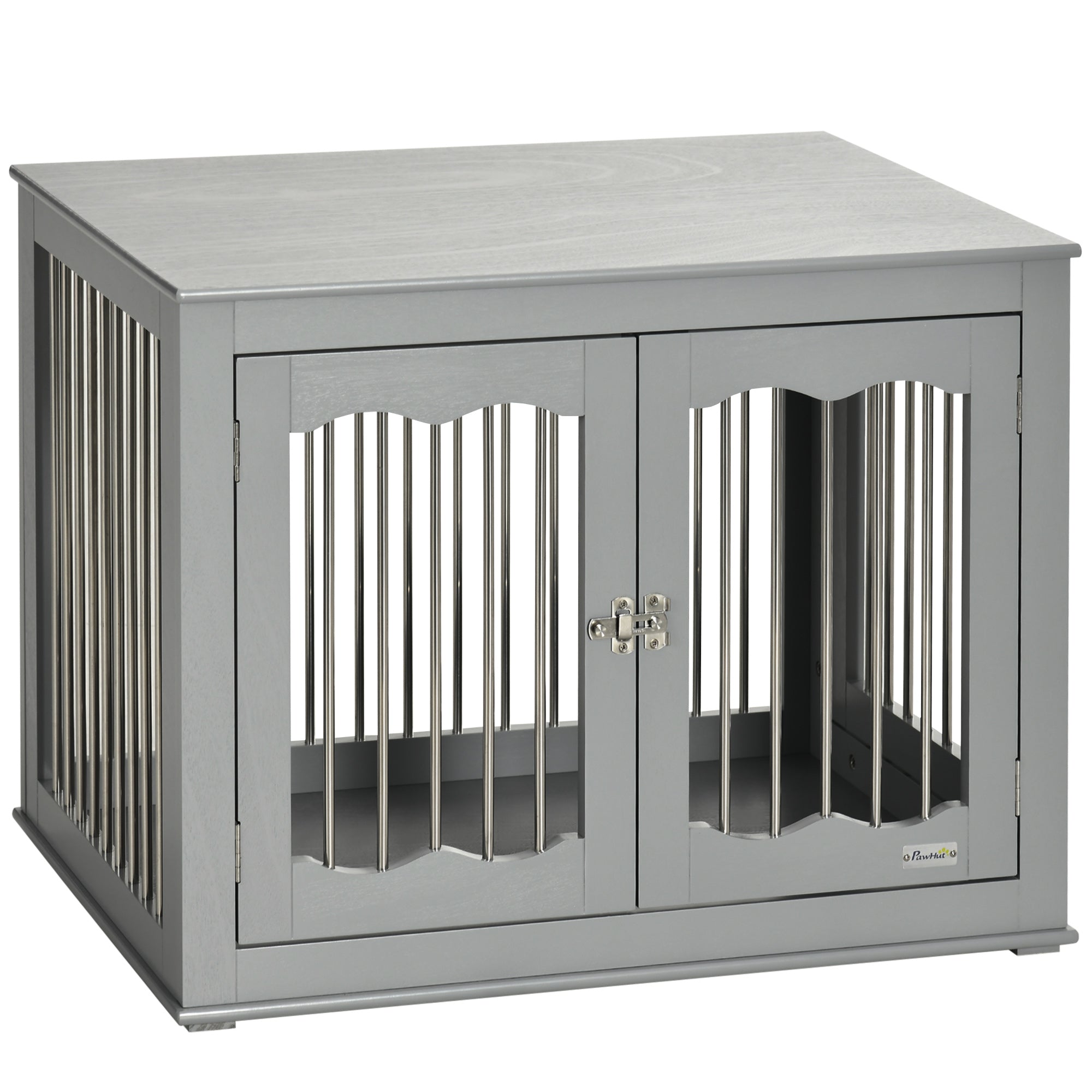PawHut Dog Crate End Table w/ Locks and Latches - for Medium Dogs  | TJ Hughes