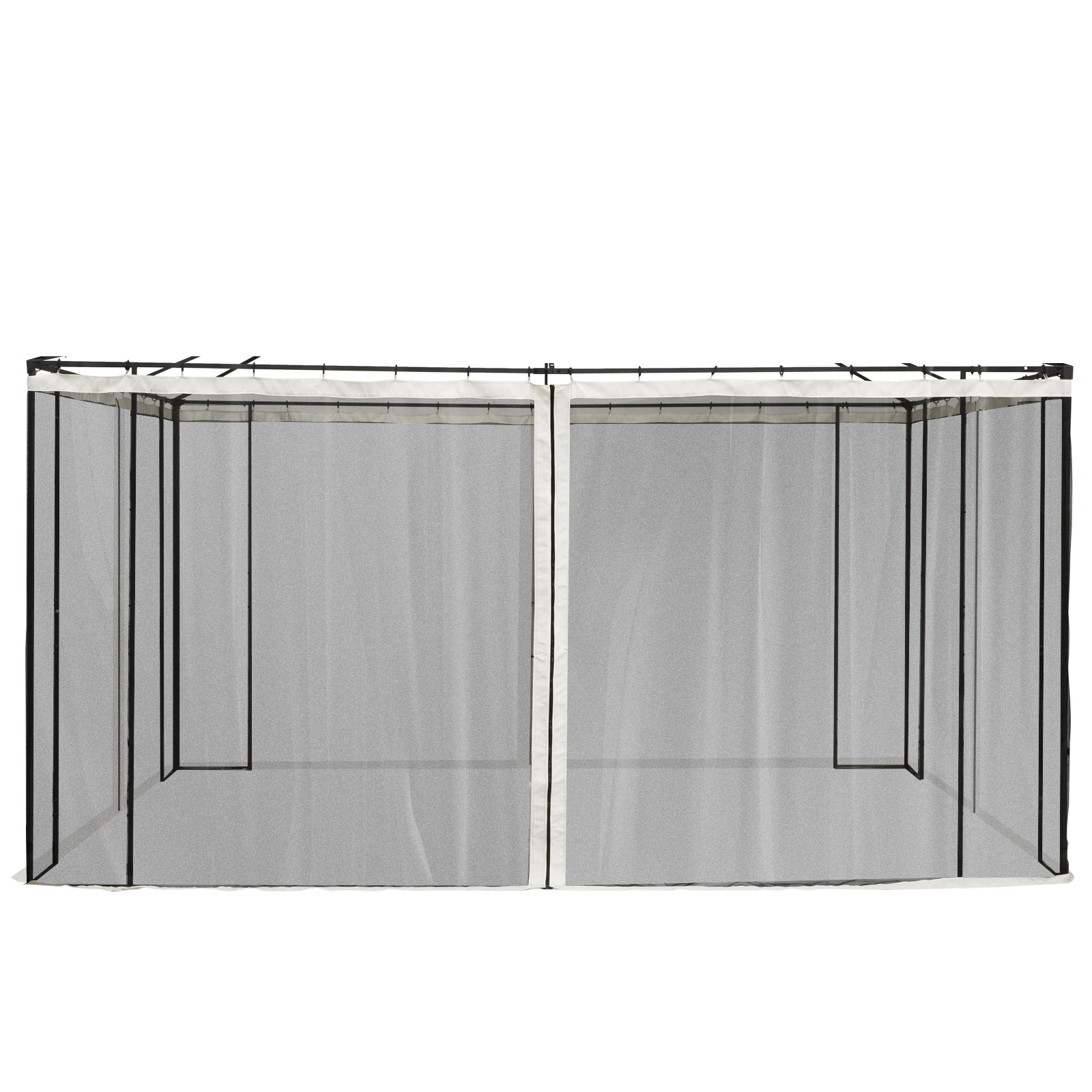 Outsunny 352 x 207cm Universal Replacement Gazebo Mesh Netting Screen Walls  | TJ Hughes