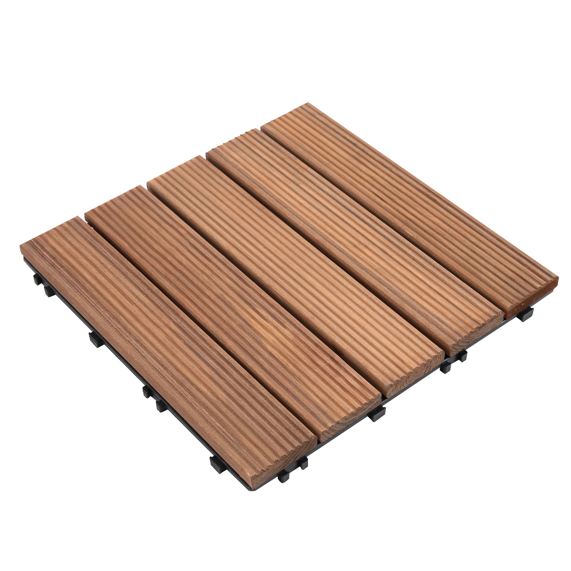 Outsunny Interlocking Deck Tile - 27 Piece  | TJ Hughes