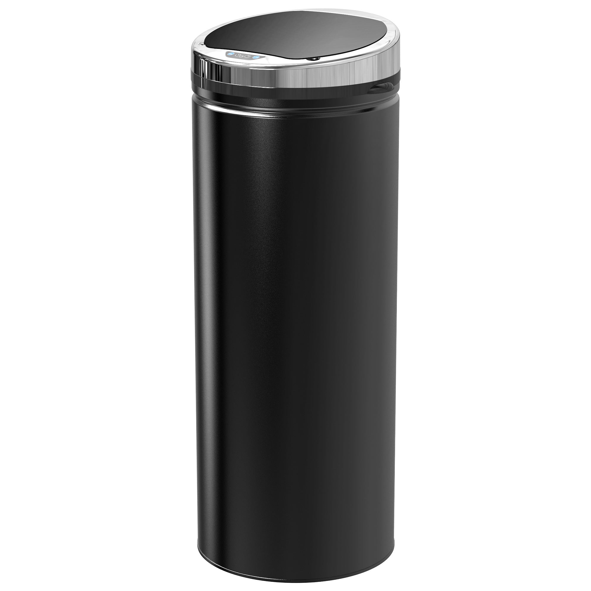 HOMCOM Automatic Hand Sensor Dustbin Kitchen Waste Bin Rubbish Can 50L Black  | TJ Hughes