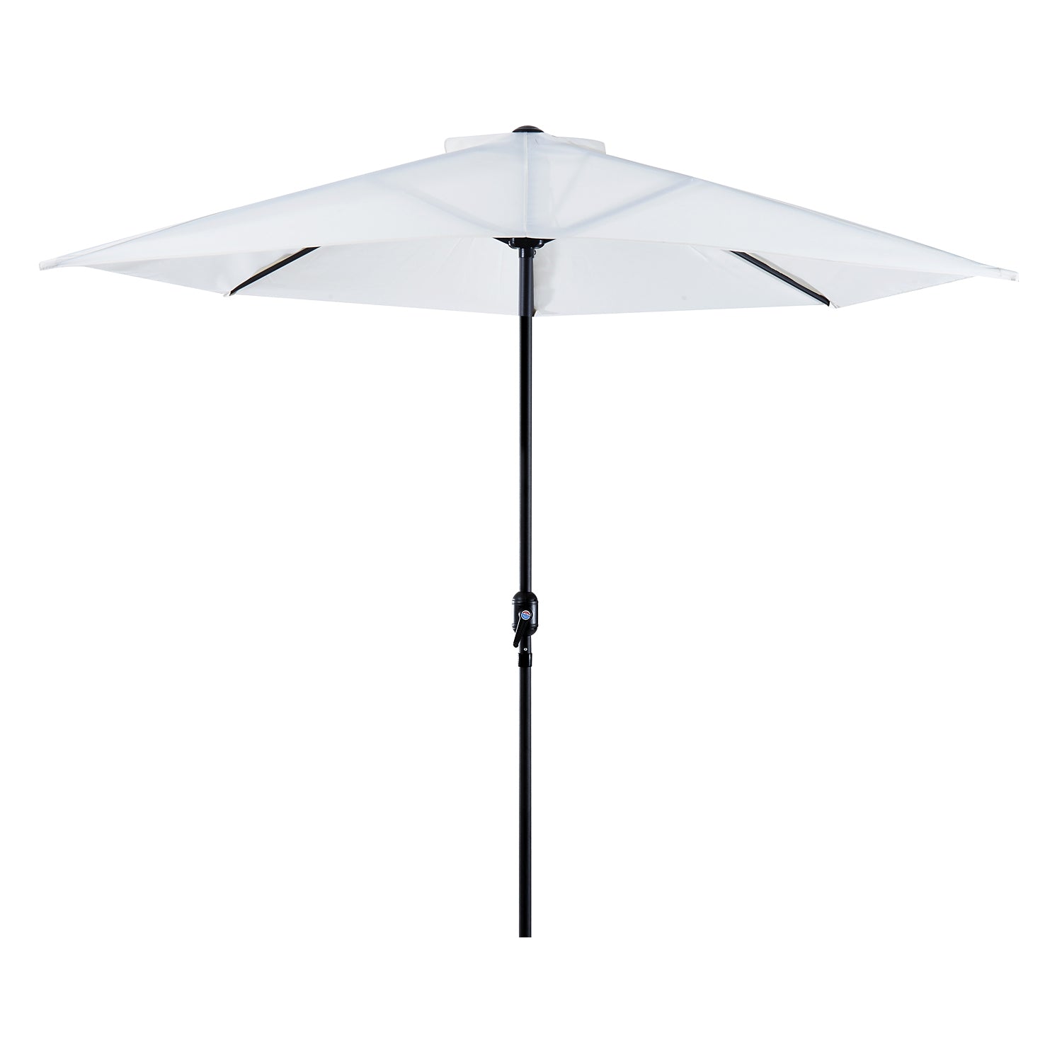 Outsunny 3 (m) Metal Frame Garden Furniture Parasol Half Round Umbrella  | TJ Hughes