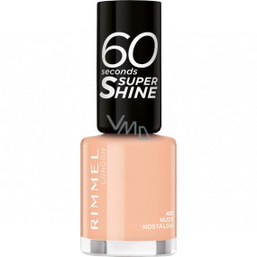 Rimmel London 60 Seconds Super Shine Nail Polish - 401 Nude Nostalgia 8ml  | TJ Hughes