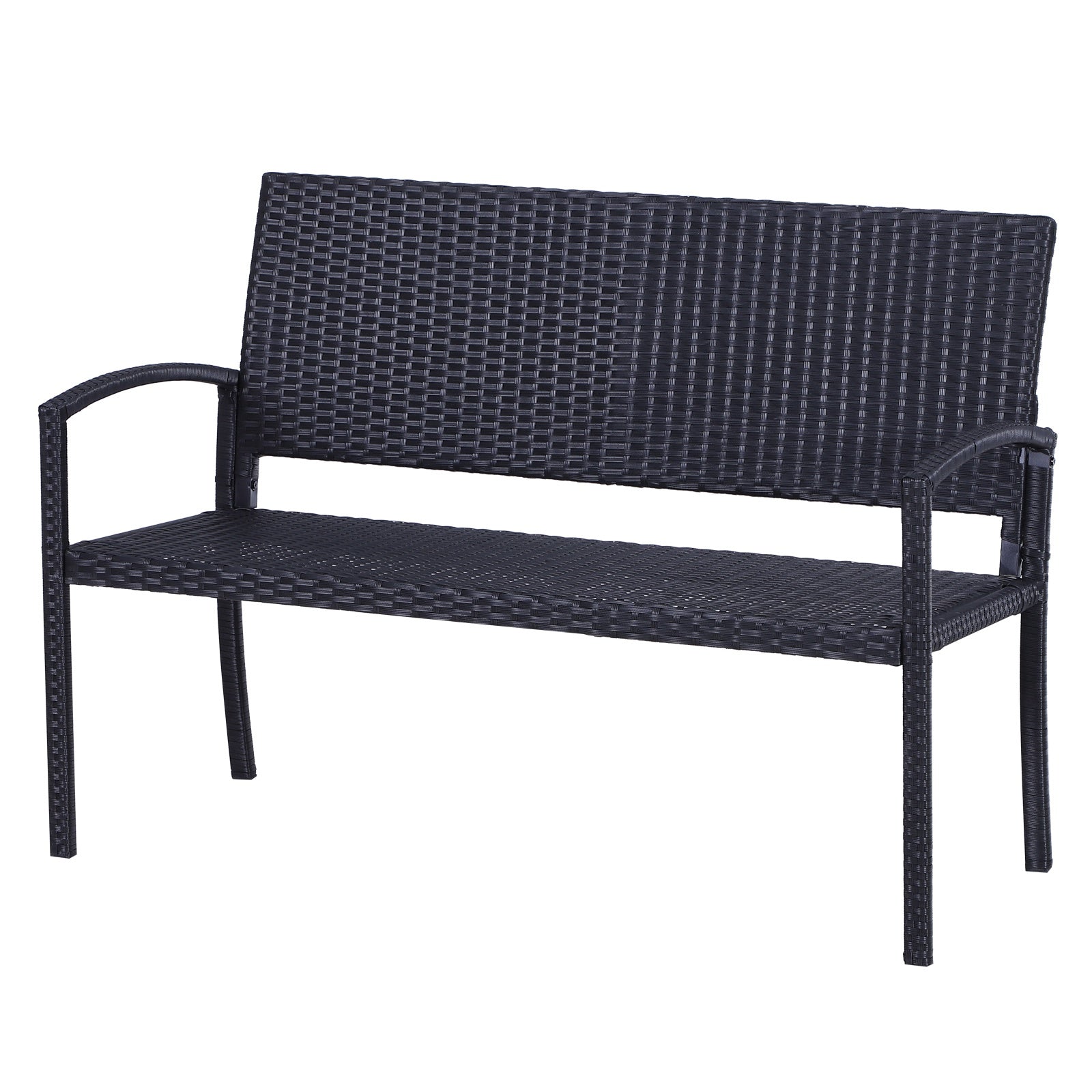 Outsunny Rattan Leisure Chair - Black  | TJ Hughes