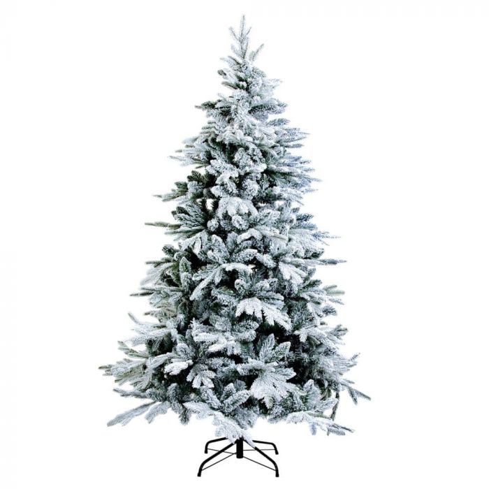 Christmas Workshop Classic Deluxe Snowy Christmas Tree 6ft Green - TJ Hughes