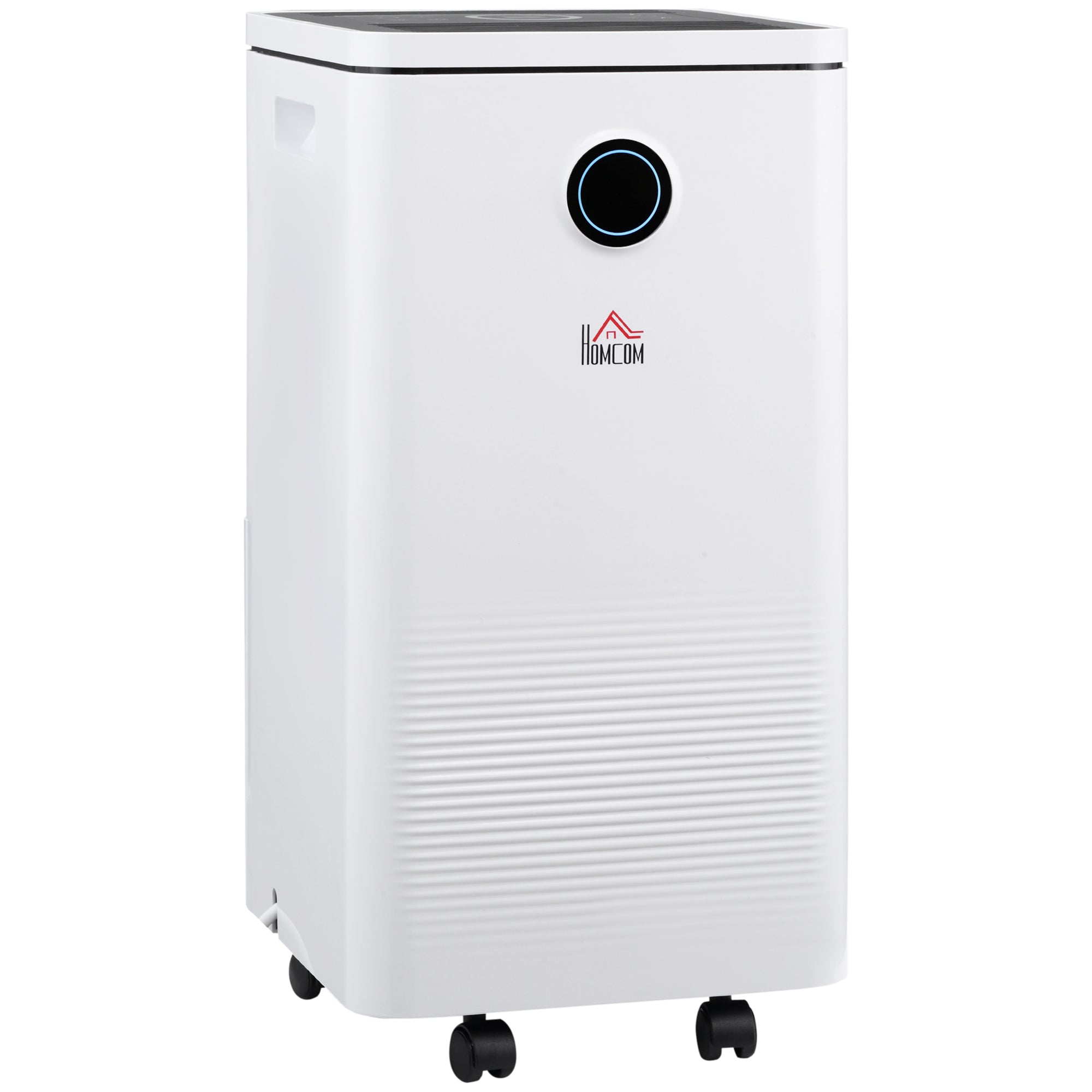 HOMCOM 10L/Day 2500ML Portable Quiet Dehumidifier with WiFi Smart App Control - Electric Moisture Air Dehumidifier for Home Laundry Basement  | TJ Hug