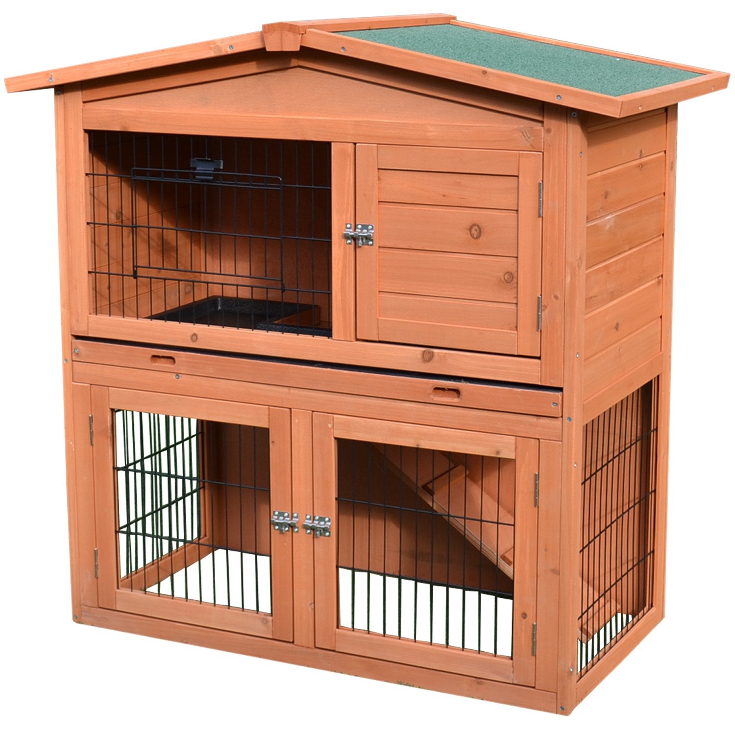 Pawhut Rabbit Hutch  | TJ Hughes