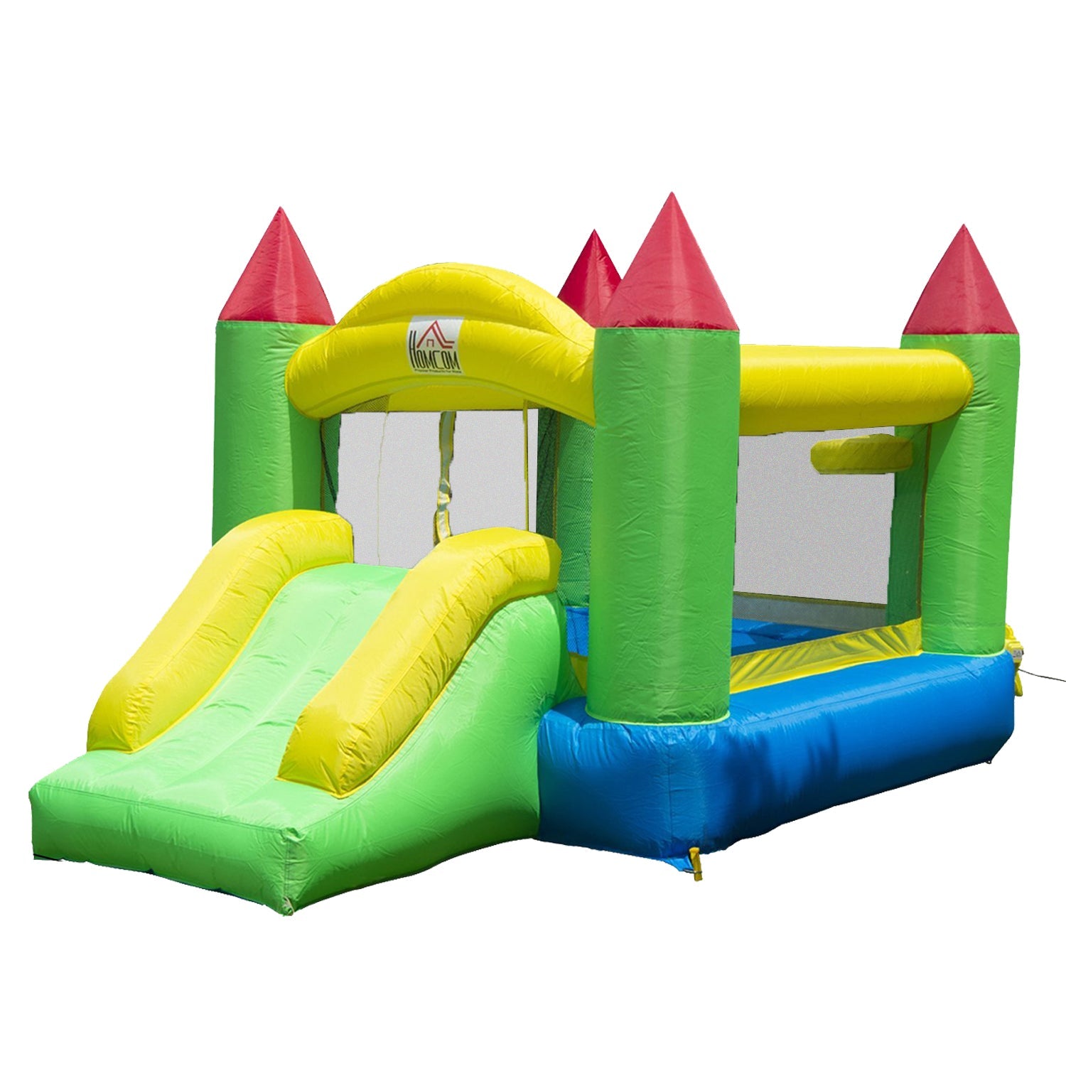 HOMCOM Bouncy Castle - Multi Colour  | TJ Hughes