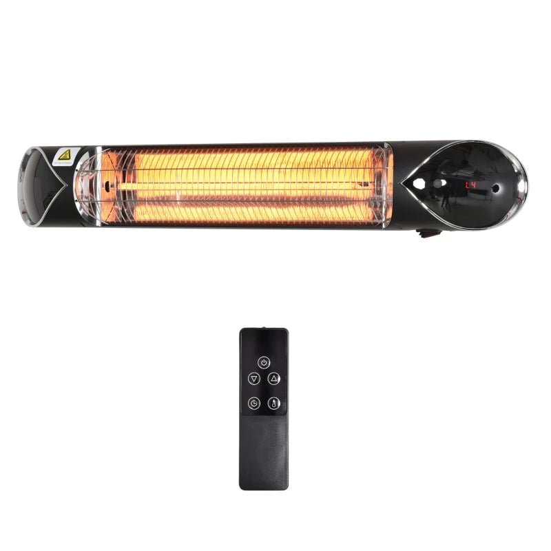 Outsunny 2000W Electric Patio Heater Wall Mounted Heater  | TJ Hughes