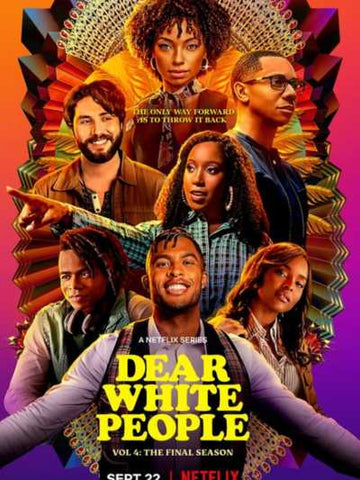 dear white people couverture de la série afro avec acteurs noirs aux cheveux afros naturels