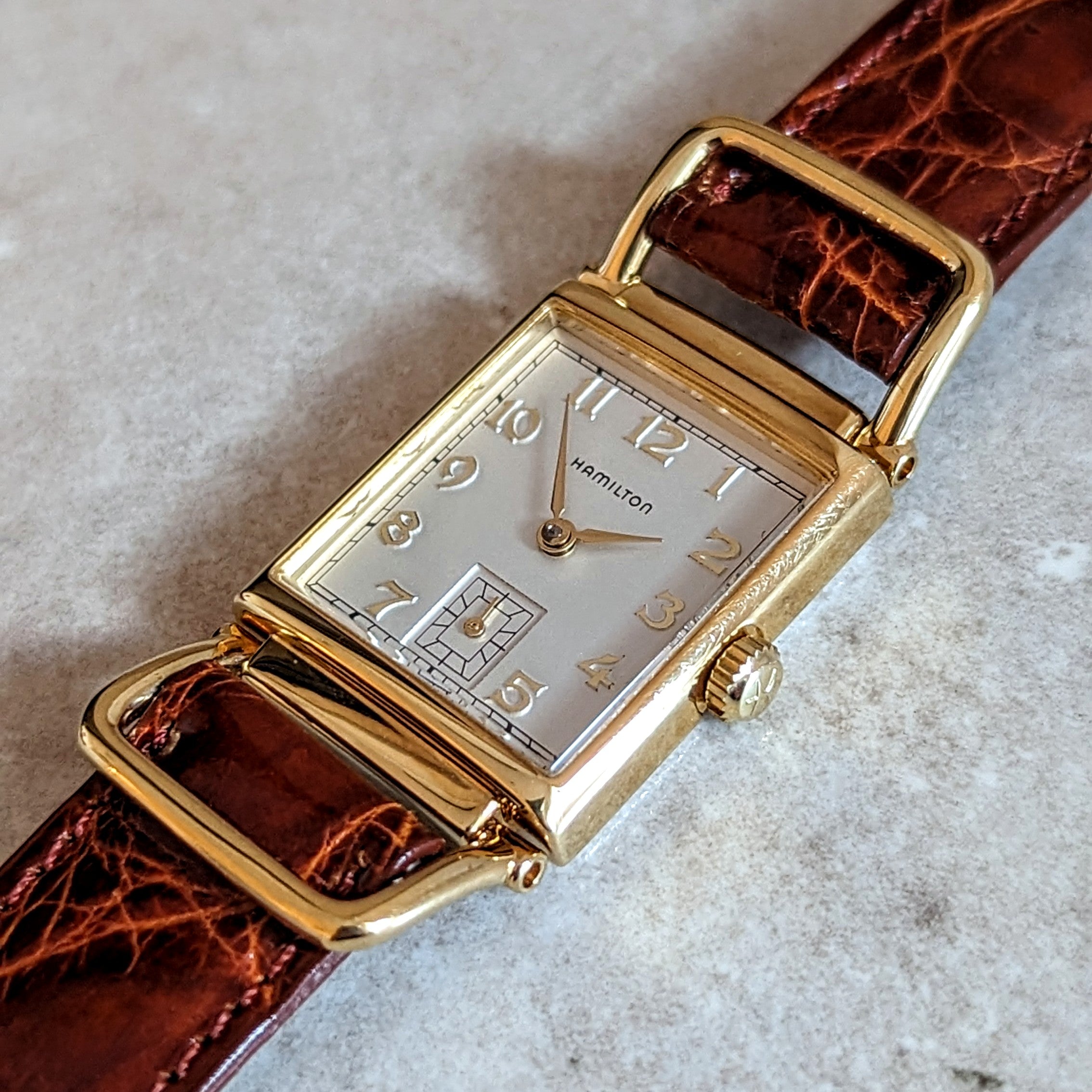 HAMILTON Wilshire Wristwatch “Registered Edition” 1983 Reissue Vintage ...