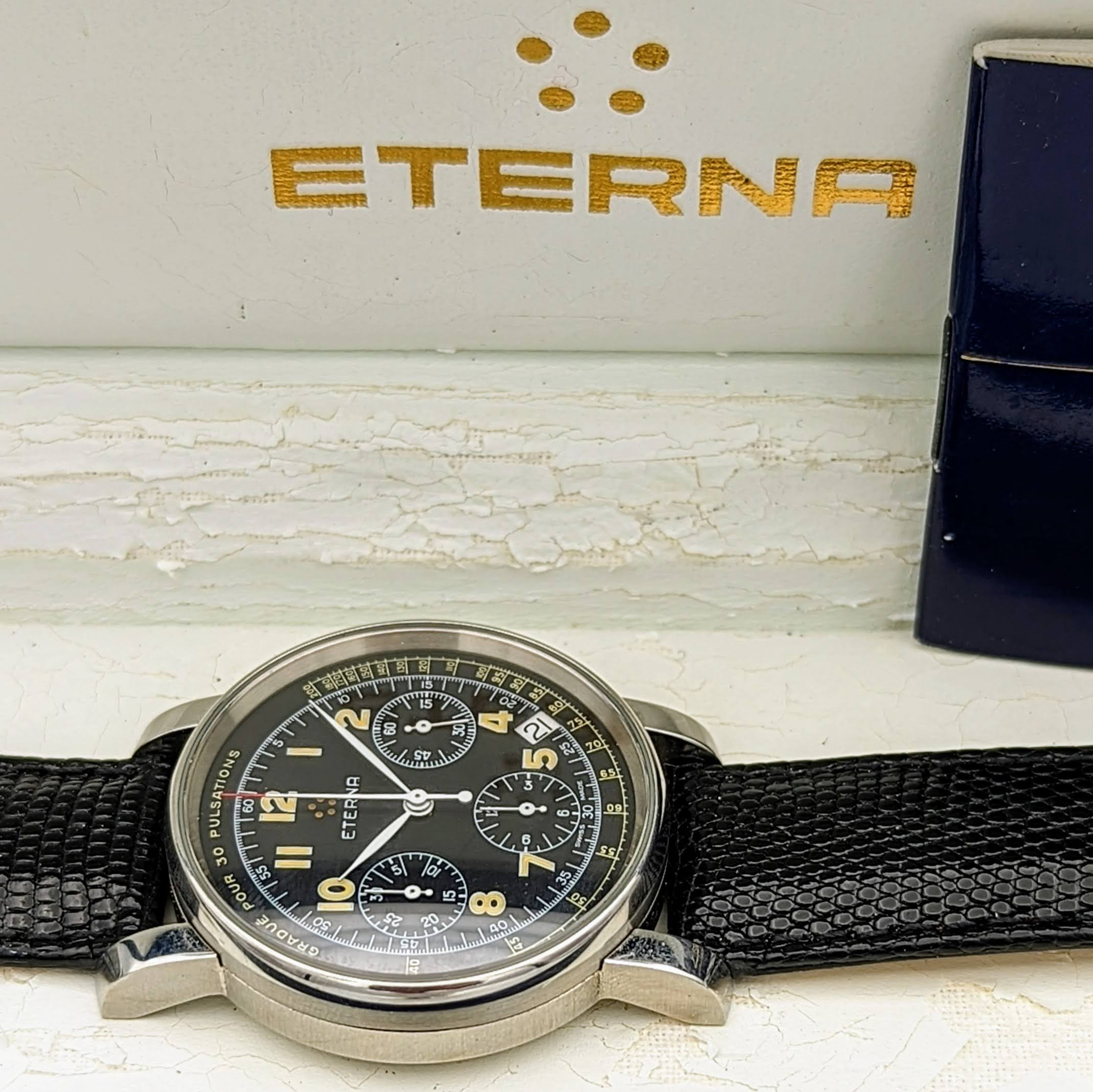 ETERNA Air Force Pulsometer Chronograph - Doctor's Watch - Special Edi –  SECOND HAND HOROLOGY