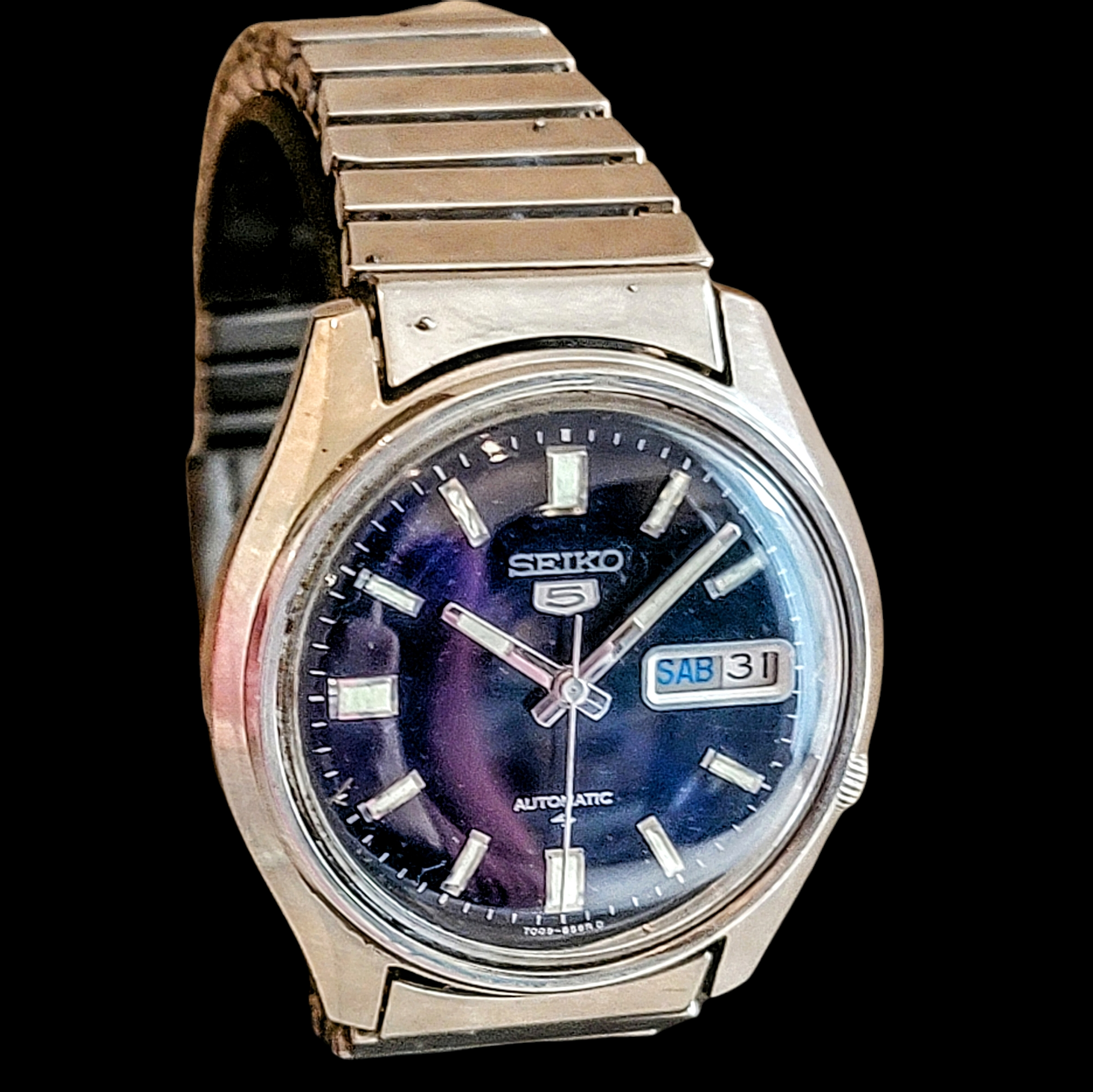 1984 SEIKO 5 Automatic Watch Day/Date Indicator 17 Jewels Cal. 7009A –  SECOND HAND HOROLOGY