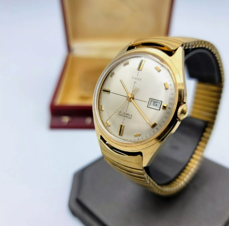TIMEX 21 Jewels Watch Cal. M75 - Original BOX! – SECOND HAND HOROLOGY