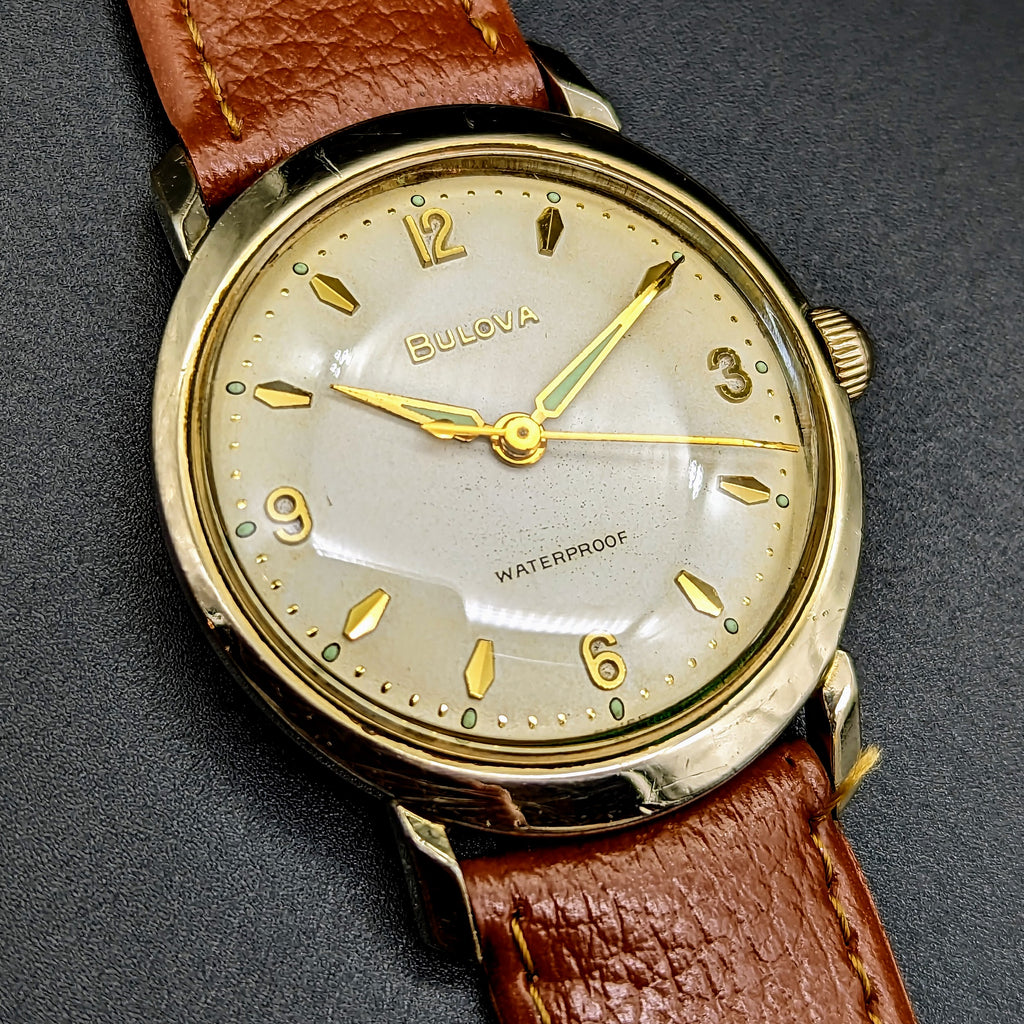 BULOVA 1963 Sea King Wristwatch Swiss Cal. 11AFC 17 Jewels Vintage Wat ...