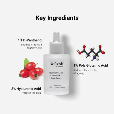 Key Ingredients in hyaluronic acid face serum