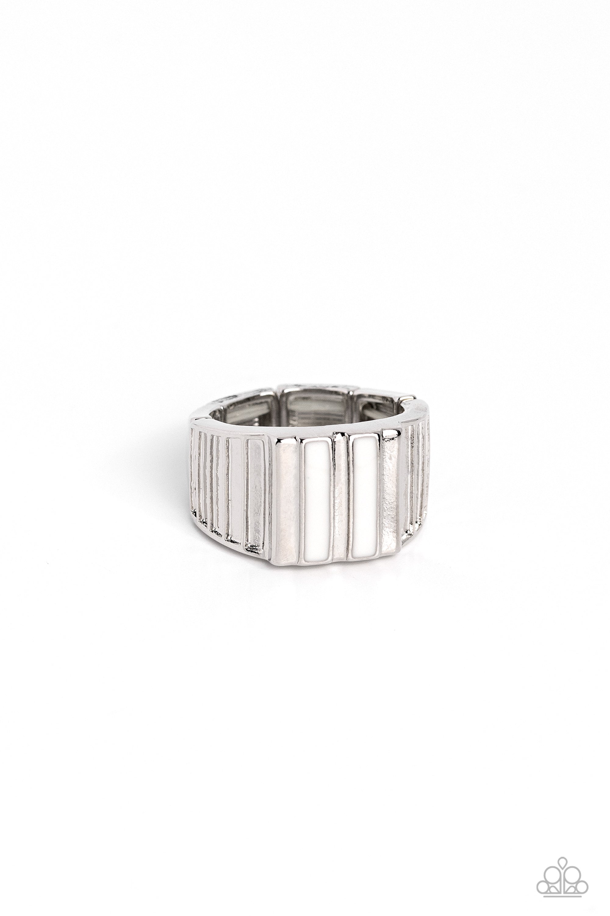 Rectangular Relic - White