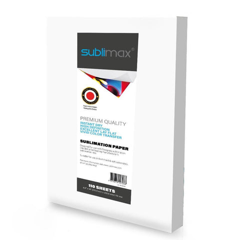 SUBLIMAX Sublimation Paper 8.5 x 11 (110 sheets)