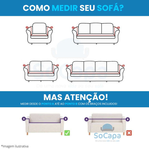 Como medir sofá