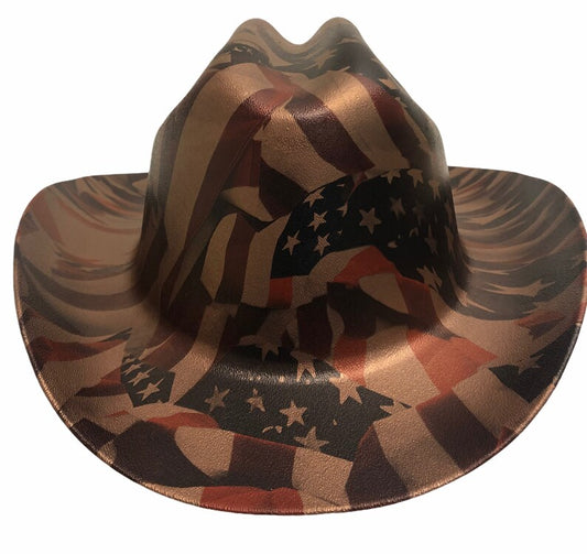 Custom Western Outlaw American flags Naughty Boy series Cowboy Hat – Custom  DIP Hard Hat