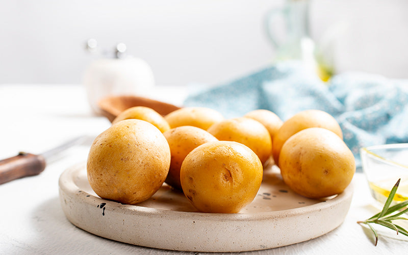 Kartoffeln auf einem Teller