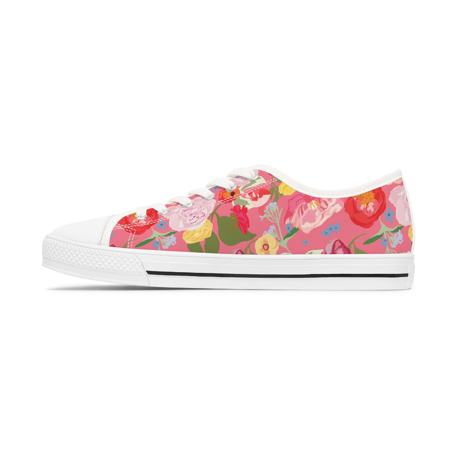 hot pink floral shoes