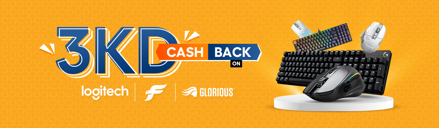 Gaming Delights: Grab a 3KD Cashback on Logitech, Glorious, FinalMouse Keyboard & Mouse