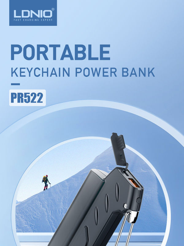 LDNIO Keychain Power Bank 10W 5000mAh - batterie externe avec