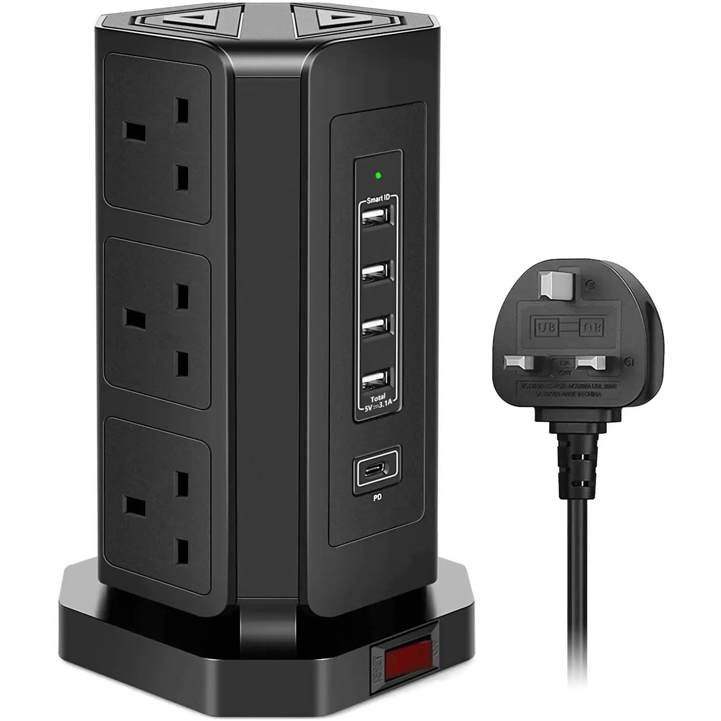 SS36 Outdoor Smart WiFi Plug Remote Control Outlet with 2 Sockets