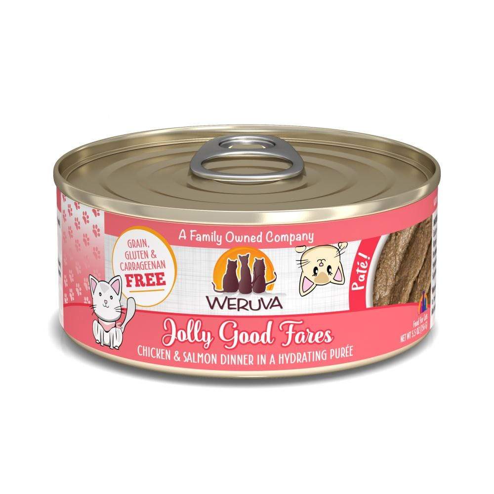 Weruva Classic Cat Pate Jolly Good Fares with Chicken & Salmon Canned Cat Food