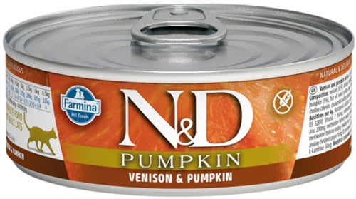 Farmina Pet Foods N&D Pumpkin Venison & Pumpkin Canned Cat Food