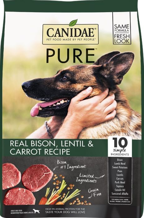 canidae bison dog food