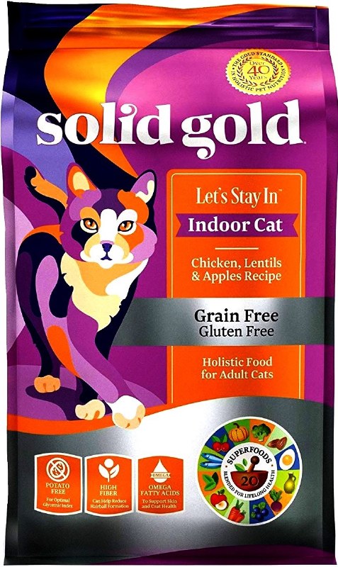 solid gold let's stay indoor cat food