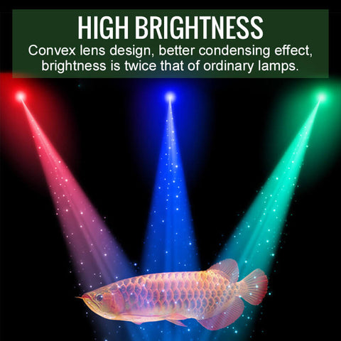 Fish Tank Light 220V LED Spotlight Underwater Diving Fish Lighting Waterproof Night Light For Fish Aquarium Decoration Lamp