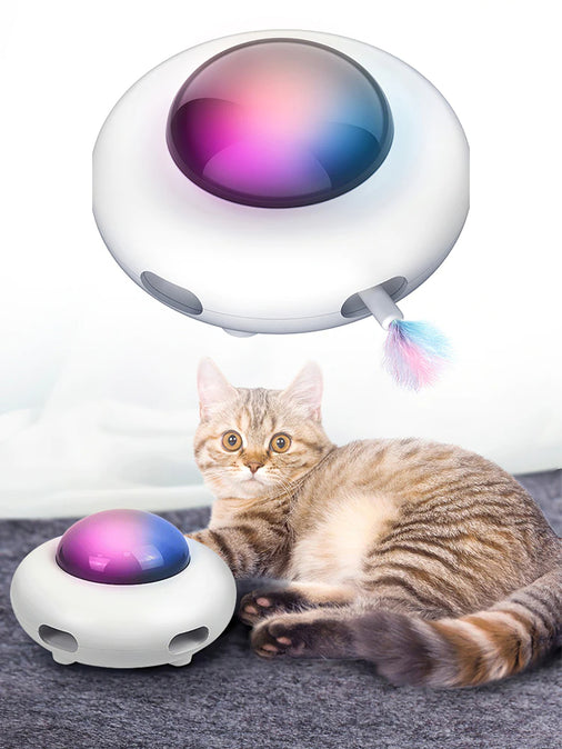 Cat UFO Interactive Teaser Toy™