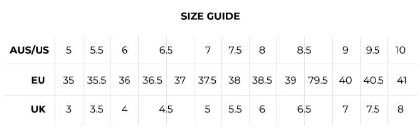 Size Chart – Lana Wilkinson