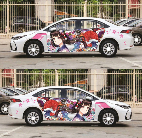 Deadpool ITASHA anime car wrap vinyl stickers Fit With Any Cars
