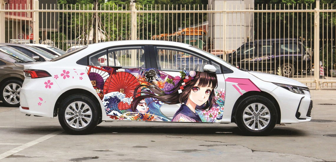 Buy Car Sticker Anime Online In India  Etsy India