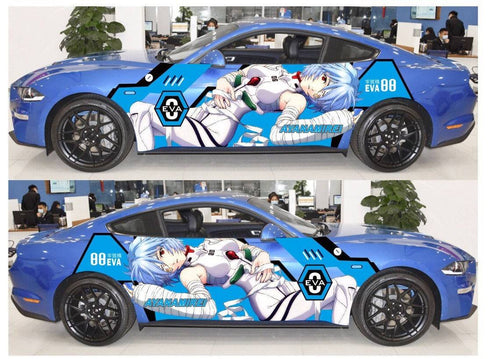 Anime ITASHA Bleach Car Wrap Door Side Fit Any Cars Vinyl graphics