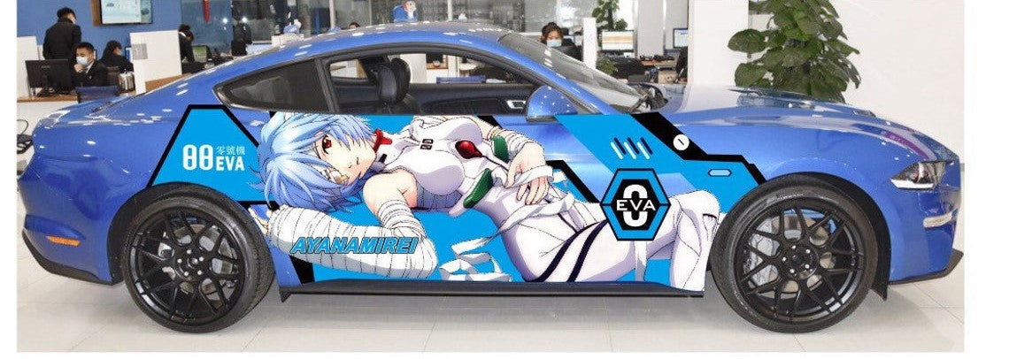 Sexy Anime Girl Itasha Car Hood Wrap Vinyl Decal  Favor Graphics