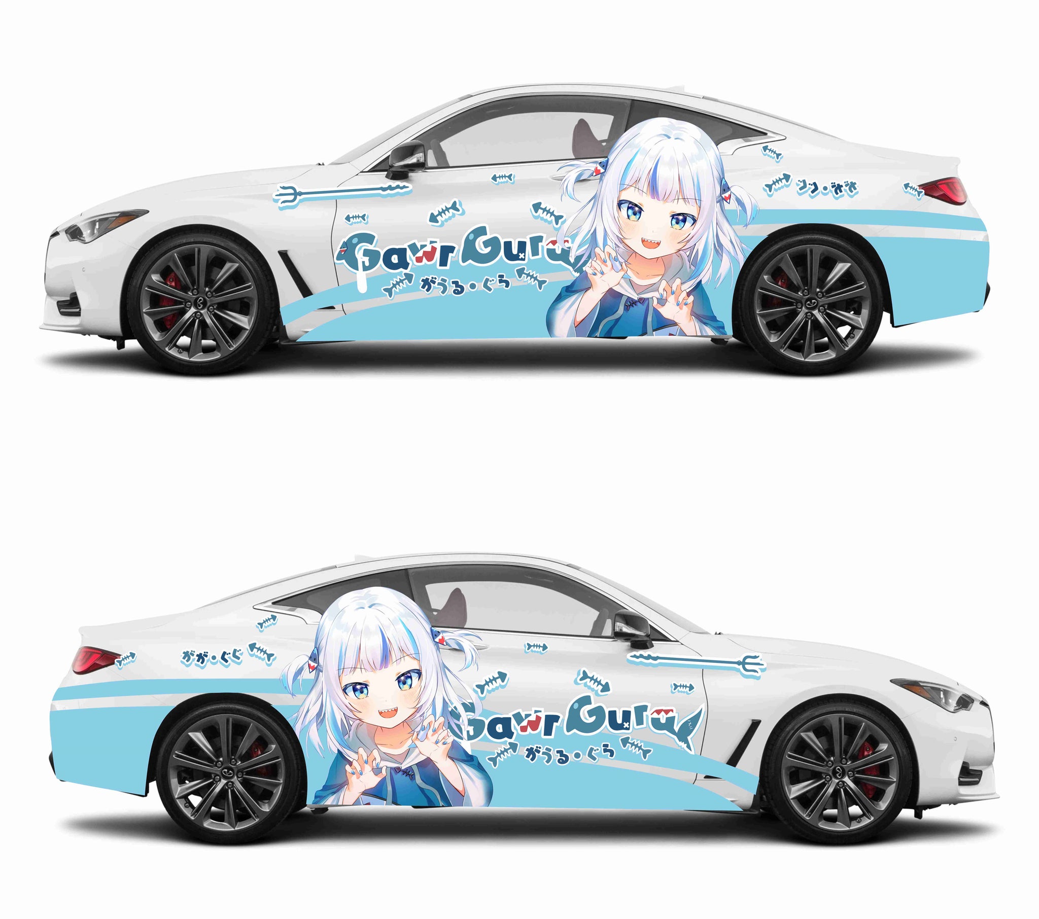 6 Width Anime Car Accessories Anime Decals  Cartoon Car Accessorie   Carsoda