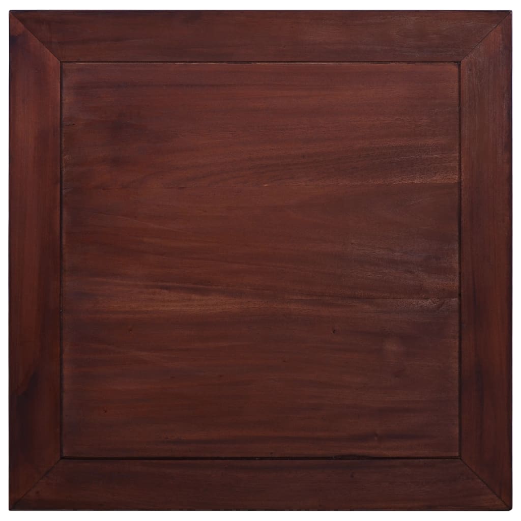 Integraal vervolging Dapperheid Salontafel 68x68x30 cm massief mahoniehout klassiek bruin – Meubel Meester