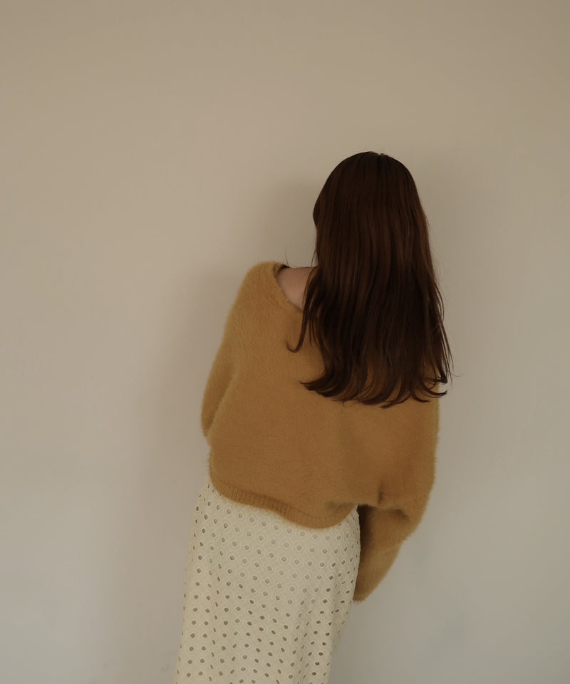 mideal shaggy knit ensemble