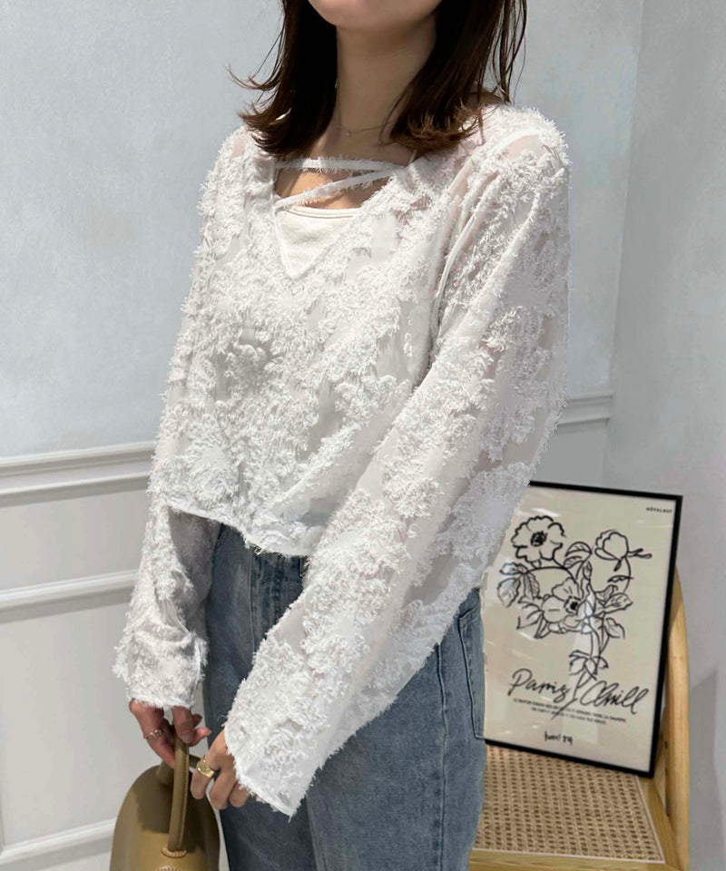 新品タグつき】JNH Fluffly blouse フラッフィリーブラウス | www