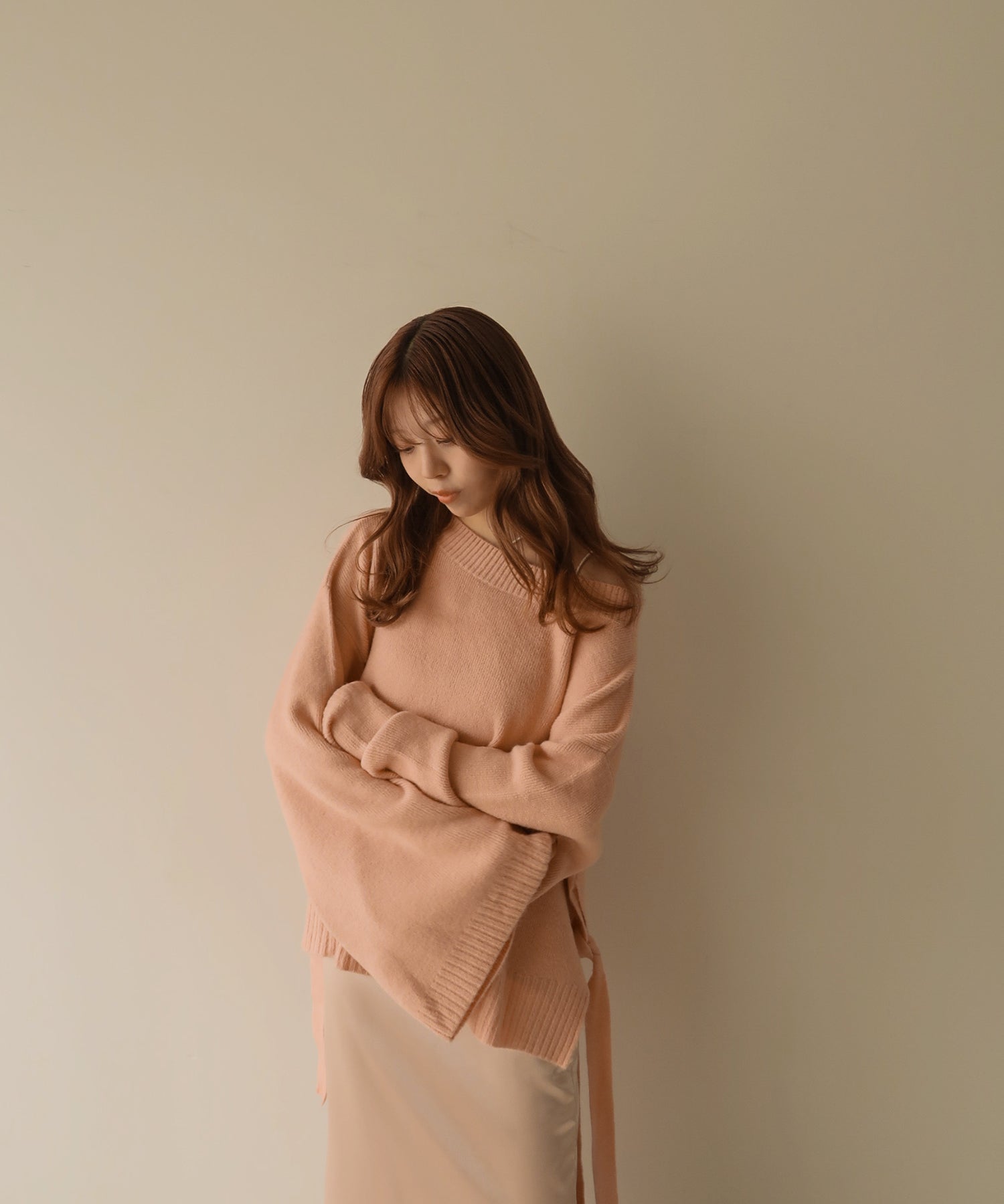 mideal 2way ribbon knit 2色セット-