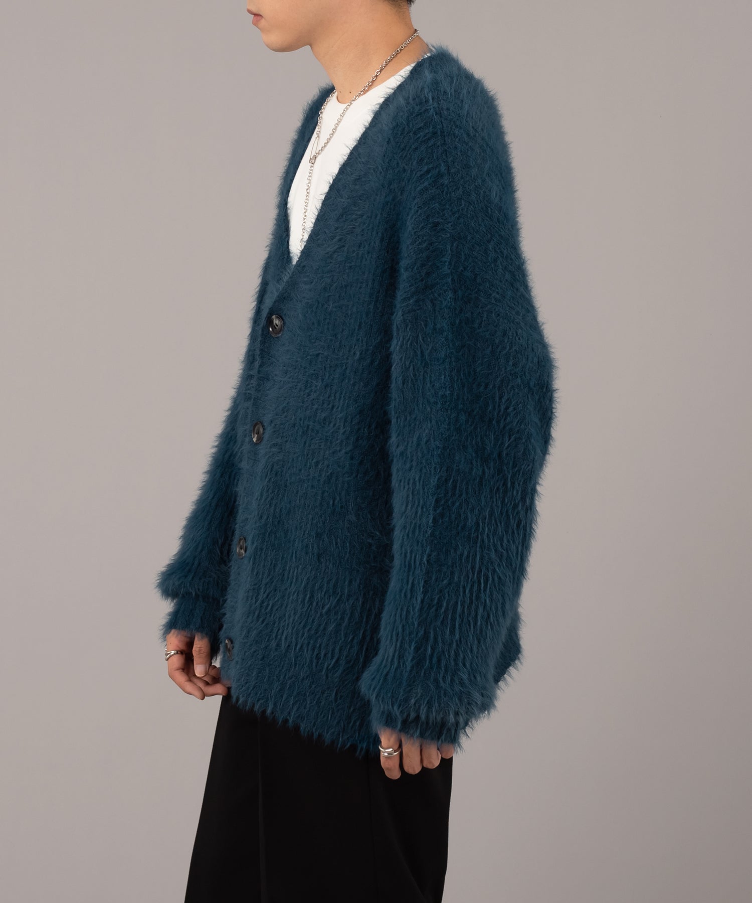 安全安全sandinista Shaggy Knit Cardigan カーディガン | purcellcom.com